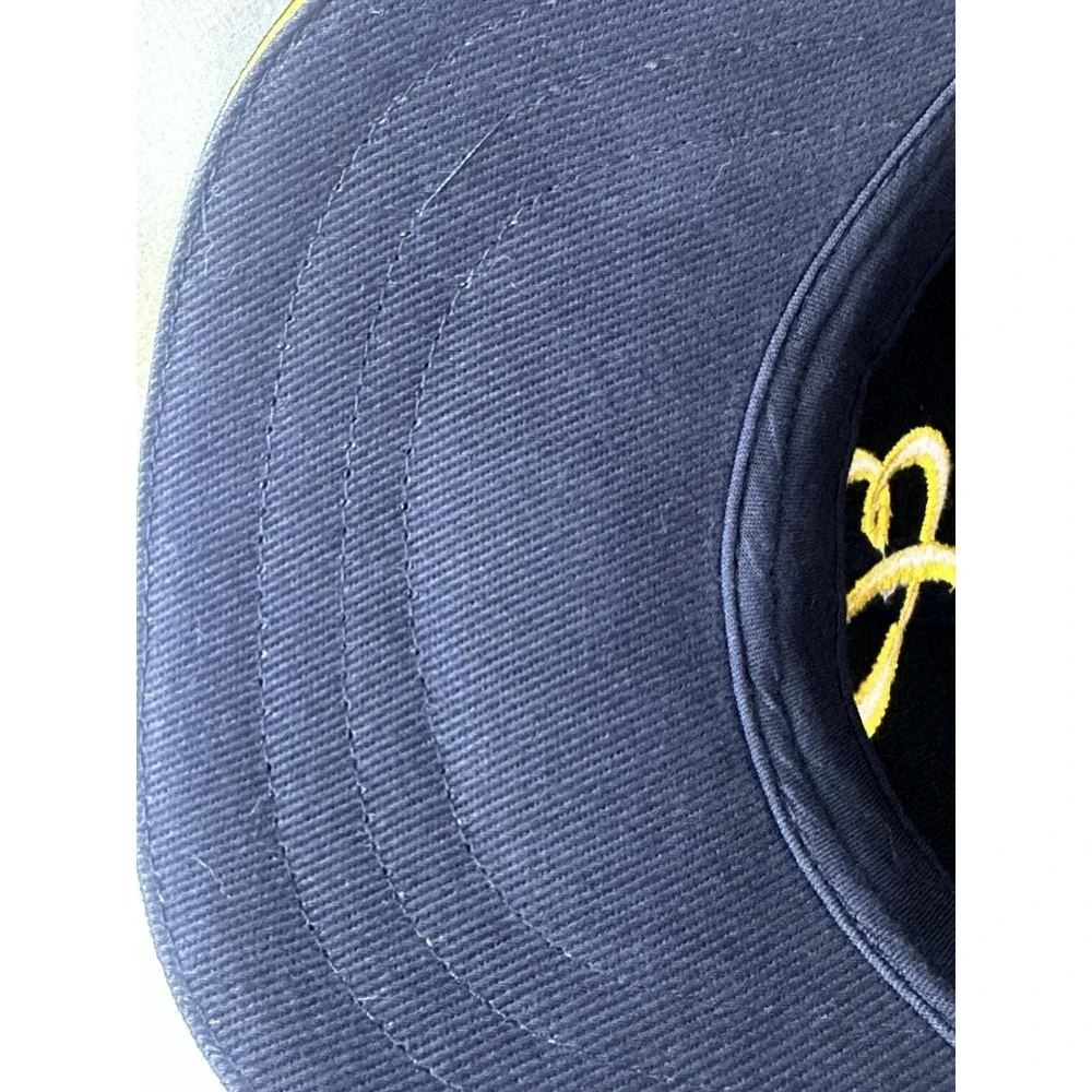 Breitling 1884 Adjustable Leather Strap Baseball Hat Cap Swiss Chronograph Watch